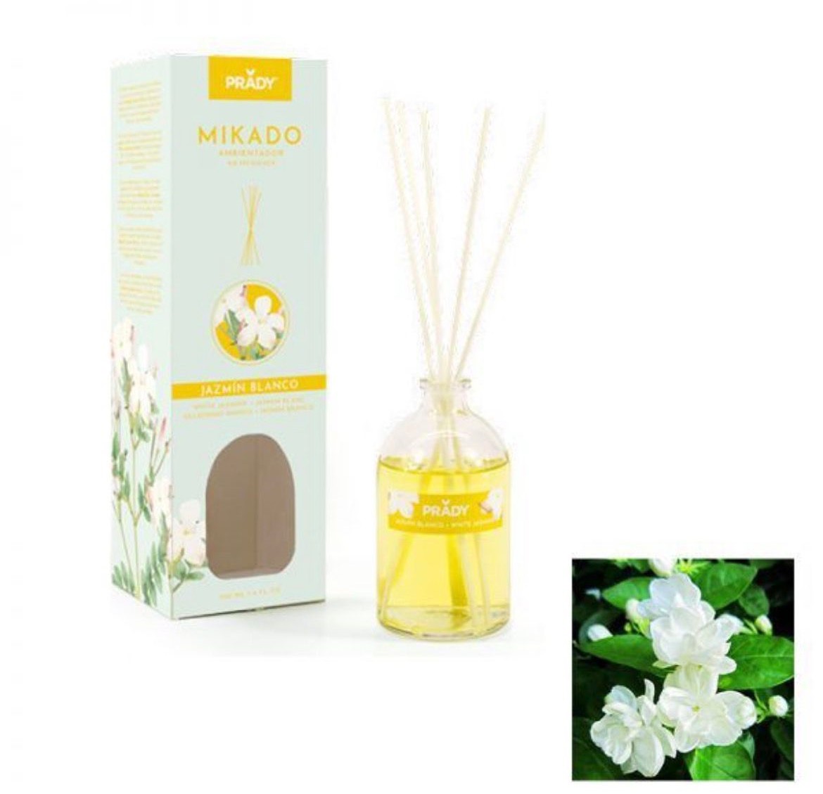 mikado prady jasmin branco