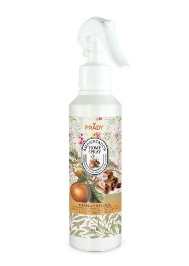 spray ambientador de canela e laranja