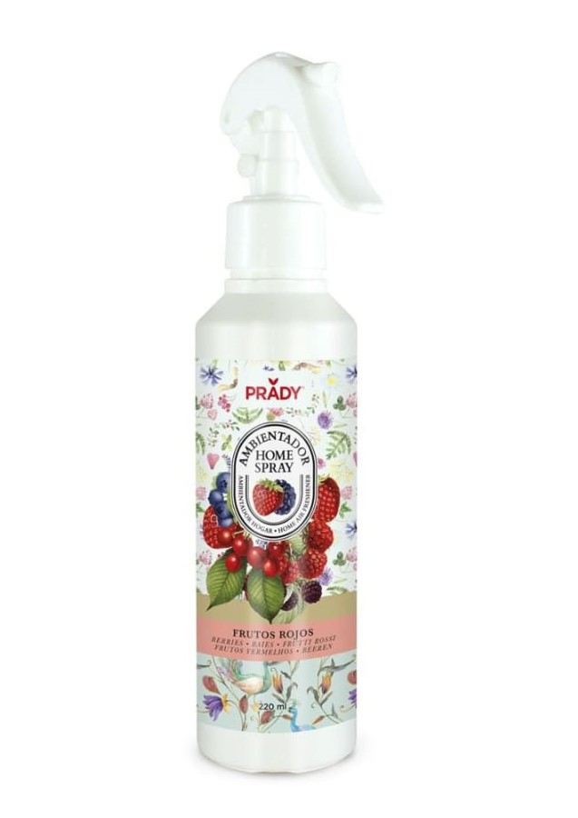 spray ambientador prady frutos vermelhos